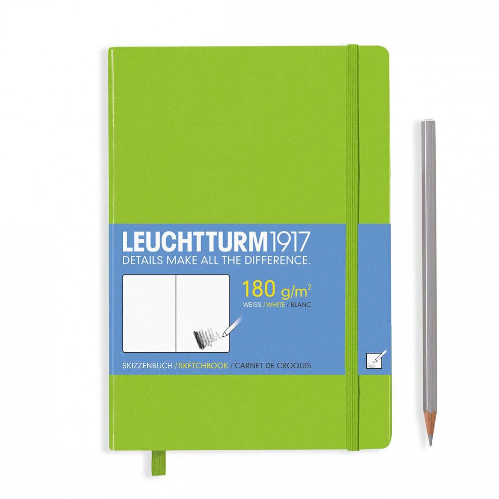Leuchtturm1917 精装 A5 中号速写本 青柠色