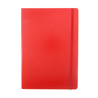 Leuchtturm1917 Kulit Keras A5 Notebook Sederhana Merah - Biasa