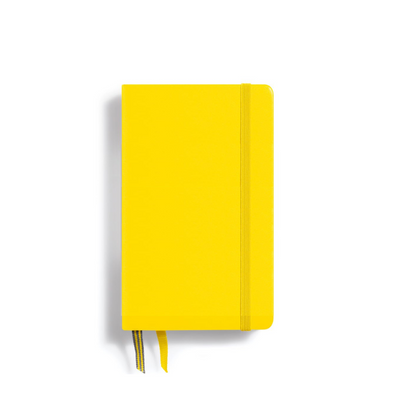 Leuchtturm1917 A6 Pocket Hardcover Notebook - Lemon / Plain