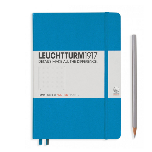 Leuchtturm1917 精装 A5 中型笔记本天蓝色 - 点状