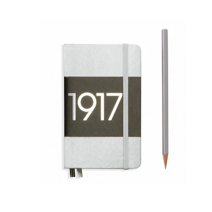 Leuchtturm1917 Metallic Edition A6 Pocket Notebook Silver - Diperintah