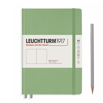 Leuchtturm1917 A5 Medium Hardcover Notebook - Sage / Plain