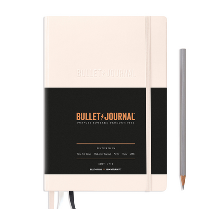Leuchtturm1917 Bullet Journal Edition 2 A5 Medium Hardcover Notebook - Dotted / Blush