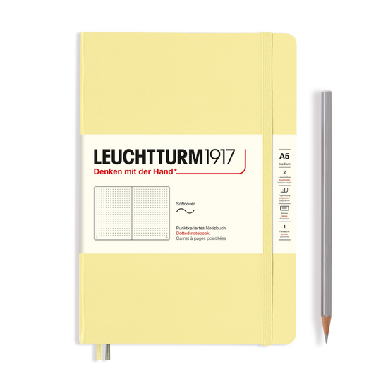Leuchtturm1917 Softcover A5 Medium Notebook Vanilla - 圆点