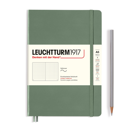 Leuchtturm1917 Softcover A5 Medium Notebook Olive - 圆点