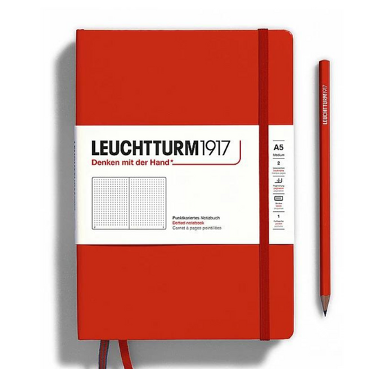 Leuchtturm1917自然色精装A5中号笔记本狐狸红