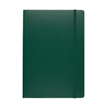 Leuchtturm1917 A5 Medium Hardcover Weekly Planner & Notebook with Booklet 2024 - Forest Green