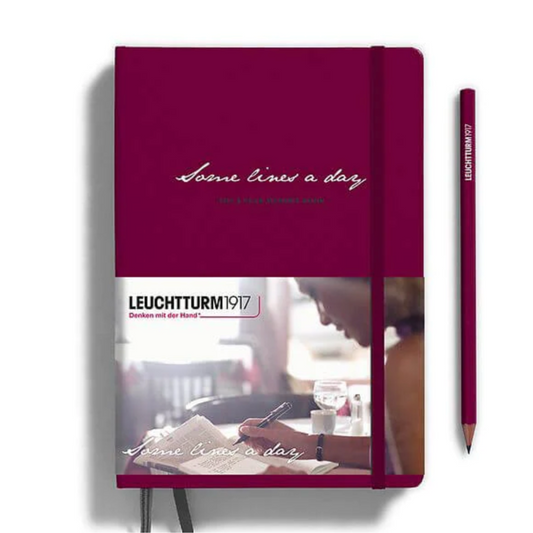 Leuchtturm1917 Some Lines A Day A5中号笔记本粉