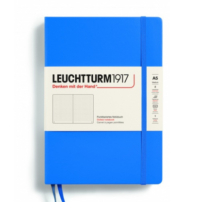 Leuchtturm1917 Recombine A5 Medium Hardcover Notebook - Sky / Dotted