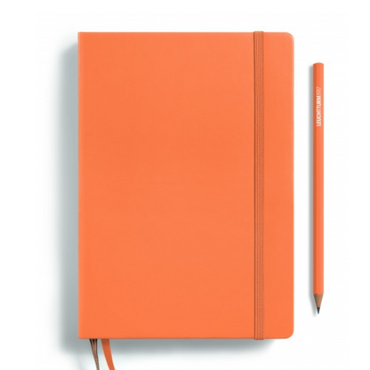 Leuchtturm1917 Recombine A5 Medium Softcover Notebook - Apricot / Dotted