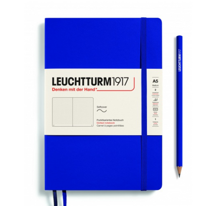 Leuchtturm1917 Recombine A5 Medium Softcover Notebook - Ink / Dotted