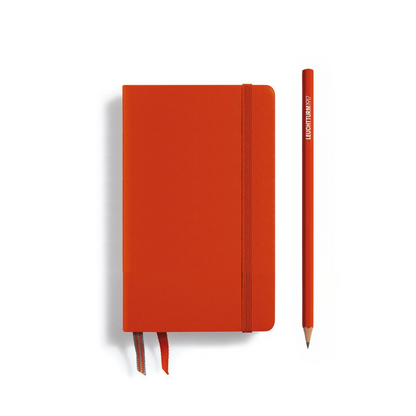 Leuchtturm1917 A6 Pocket Hardcover Notebook - Ruled / Fox Red