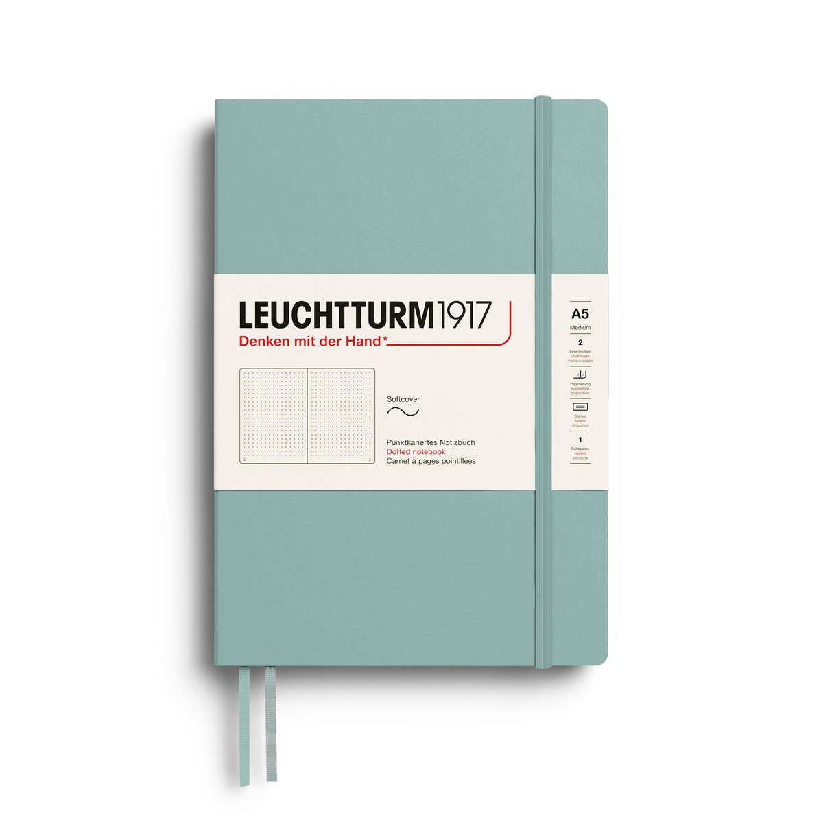 Leuchtturm1917 A5 Medium Softcover Notebook - Dotted / Dove