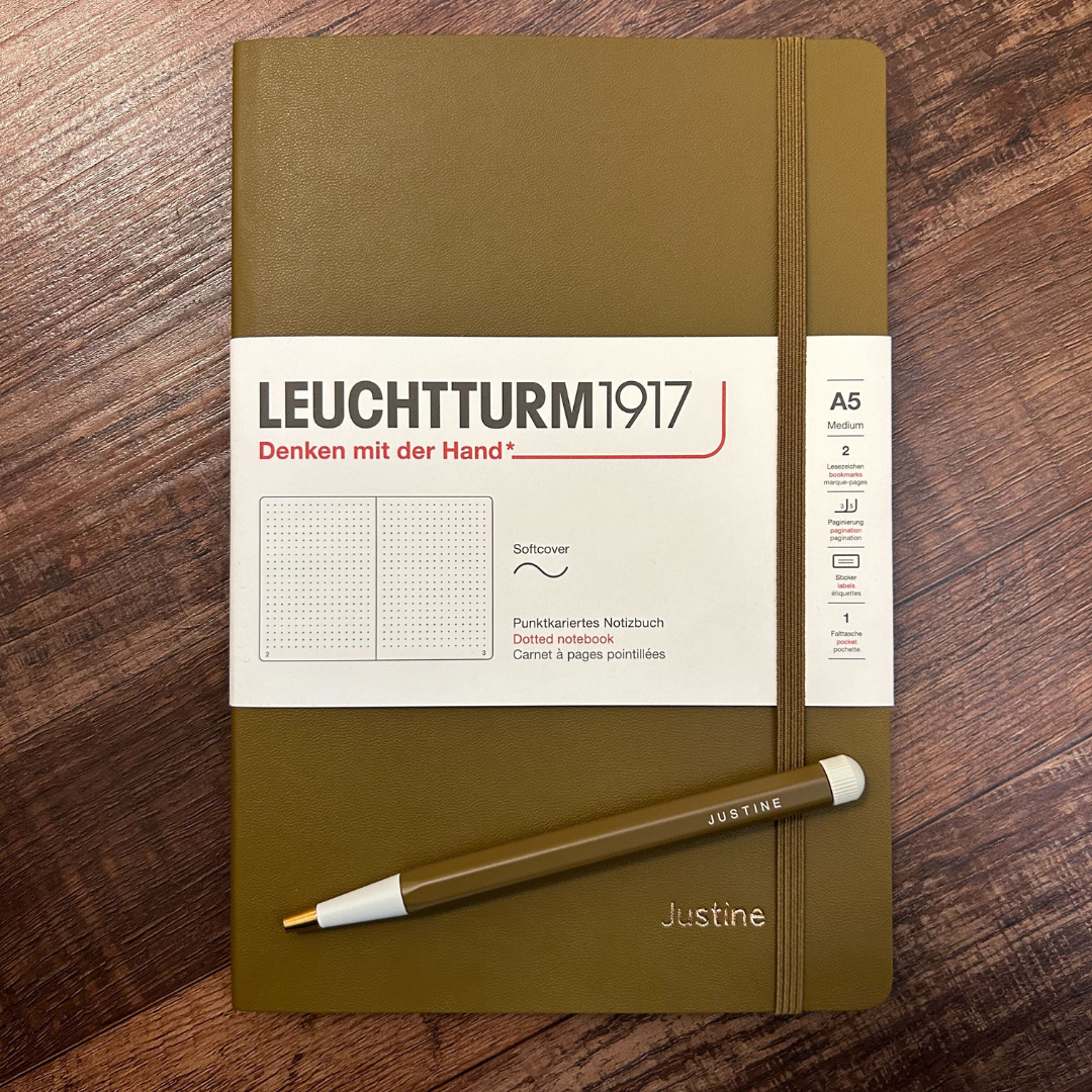 Leuchtturm1917 A5 Medium Softcover Notebook - Dotted / Spice Brown