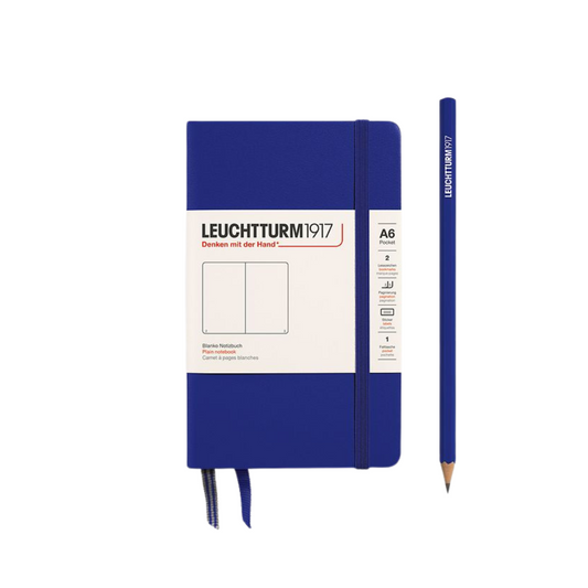 Leuchtturm1917 A6 Pocket Hardcover Notebook - Plain / Ink