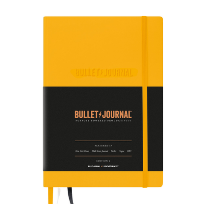 Leuchtturm1917 Bullet Journal Edition 2 A5 Medium Hardcover Notebook - Dotted / Yellow24