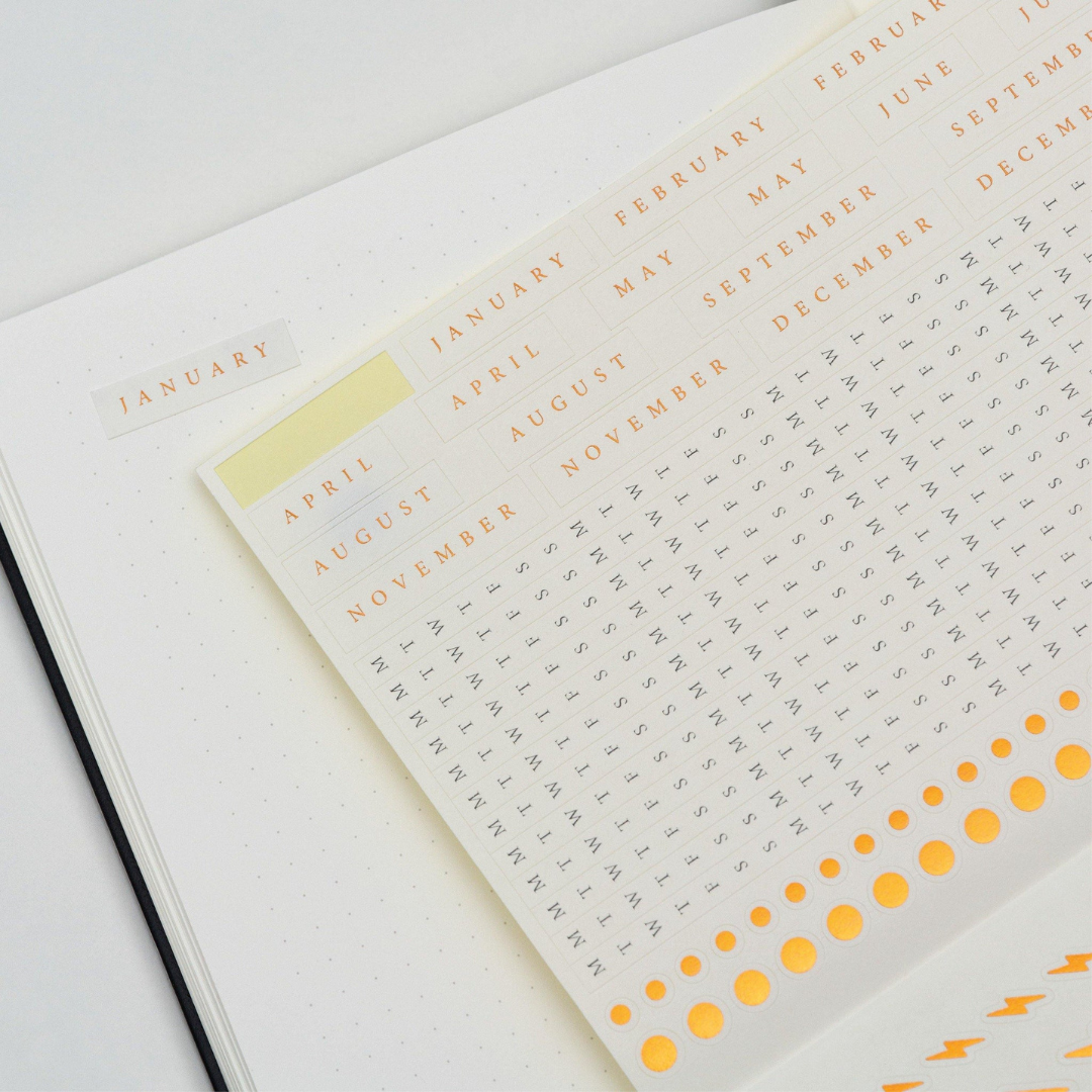 Leuchtturm1917 Bullet Journal Edition 2 A5 Medium Hardcover Notebook - Dotted / Yellow24