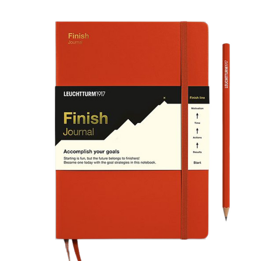 Leuchtturm1917 Finish Journal A5 Medium Hardcover Notebook - Fox Red