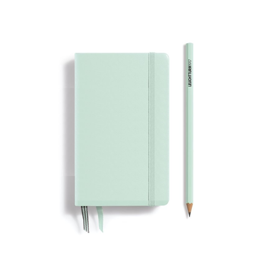 Leuchtturm1917 A6 Pocket Hardcover Notebook - Ruled / Mint Green