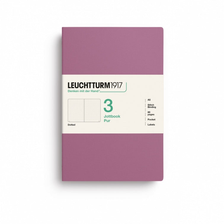 Leuchtturm1917 Jottbook Pur Medium Dotted - Dusty Rose