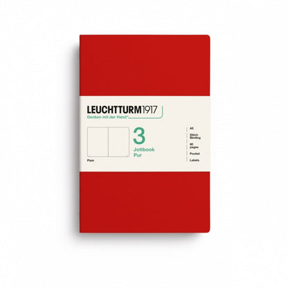 Leuchtturm1917 Jottbook Pur Medium Plain - Cherry