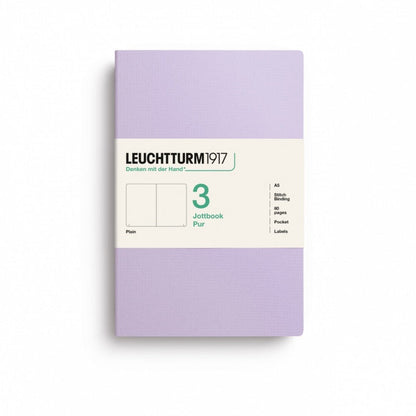 Leuchtturm1917 Jottbook Pur Medium Plain - Lilac