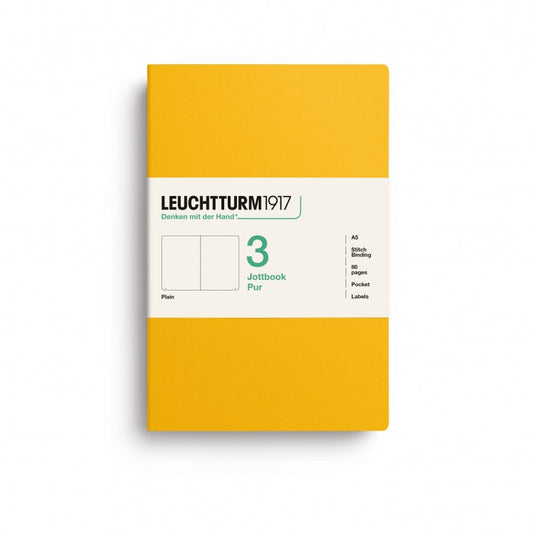 Leuchtturm1917 Jottbook Pur Medium Plain - Sunflower