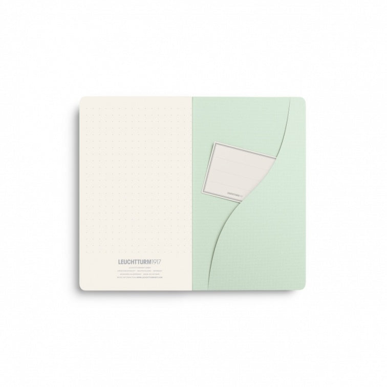 Leuchtturm1917 Jottbook Pur Pocket Dotted - Mint Green