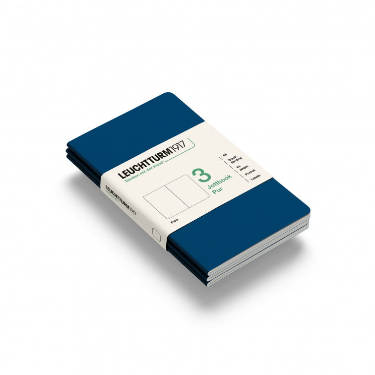 Leuchtturm1917 Jottbook Pur Pocket Plain - Indigo