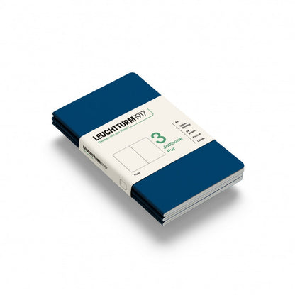 Leuchtturm1917 Jottbook Pur Pocket Plain - Indigo