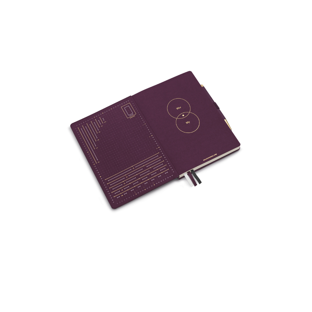 Leuchtturm1917 A5 Medium Bullet Journal Edition 2 Purple - Dotted