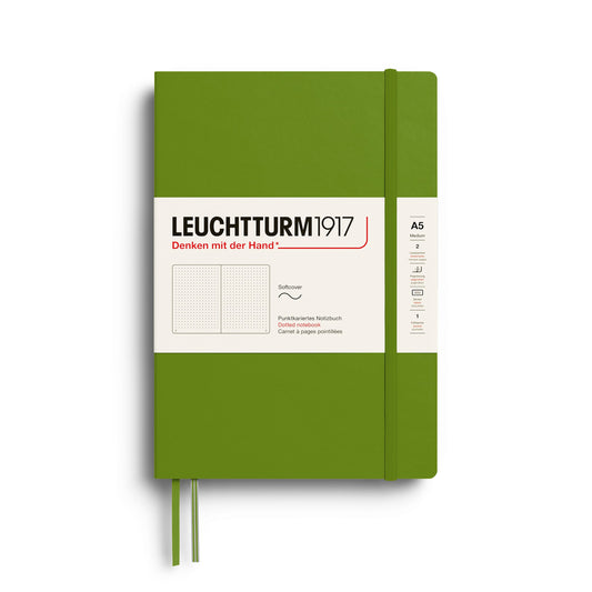 Leuchtturm1917 A5 Medium Softcover Notebook - Dotted / Moss