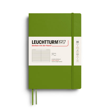 Leuchtturm1917 A5 Medium Softcover Notebook - Ruled / Moss