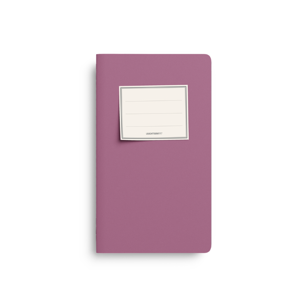 Leuchtturm1917 A6 Pocket Jottbook Pur Front Sticker - Dusty Rose