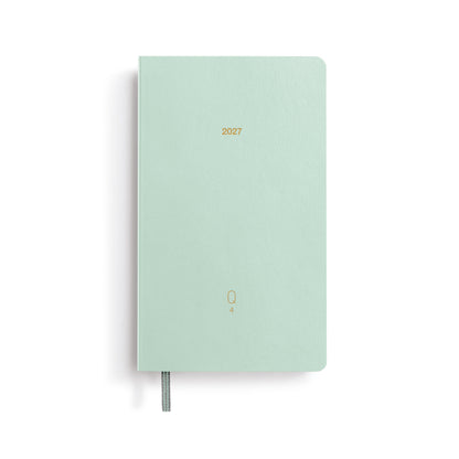 Leuchtturm1917 A6 Pocket Quarterly Daily Planner 2027, 4-Pack - Green Shades