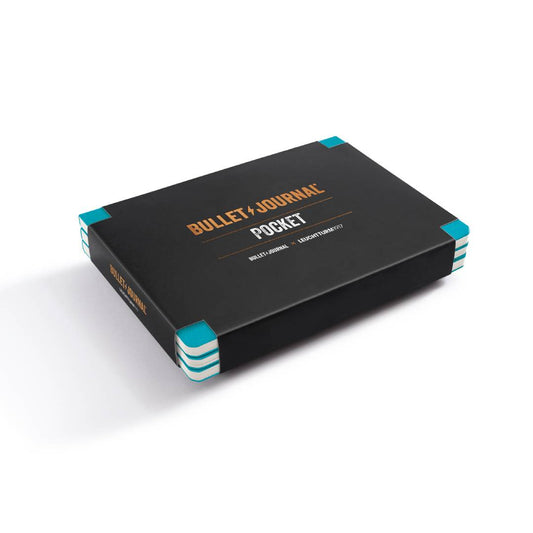 Leuchtturm1917 Bullet Journal Pocket A6 Softcover Notebook in Turquoise25 with dotted pages—compact and lightweight with a vibrant turquoise cover, ideal for journaling on the go.