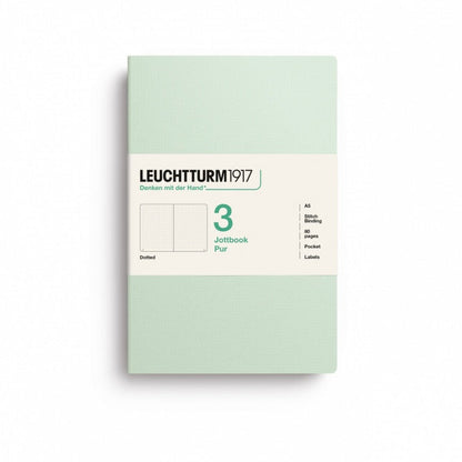 Leuchtturm1917 Jottbook Pur Medium Dotted - Mint Green