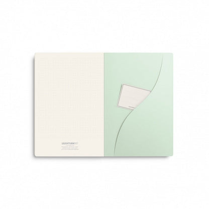 Leuchtturm1917 Jottbook Pur Medium Dotted - Mint Green
