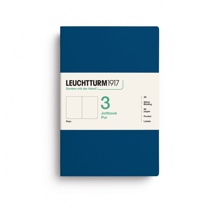 Leuchtturm1917 Jottbook Pur Medium Plain - Indigo