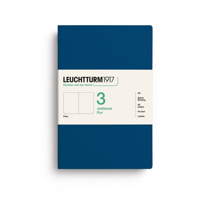 Leuchtturm1917 Jottbook Pur Medium Plain - Indigo