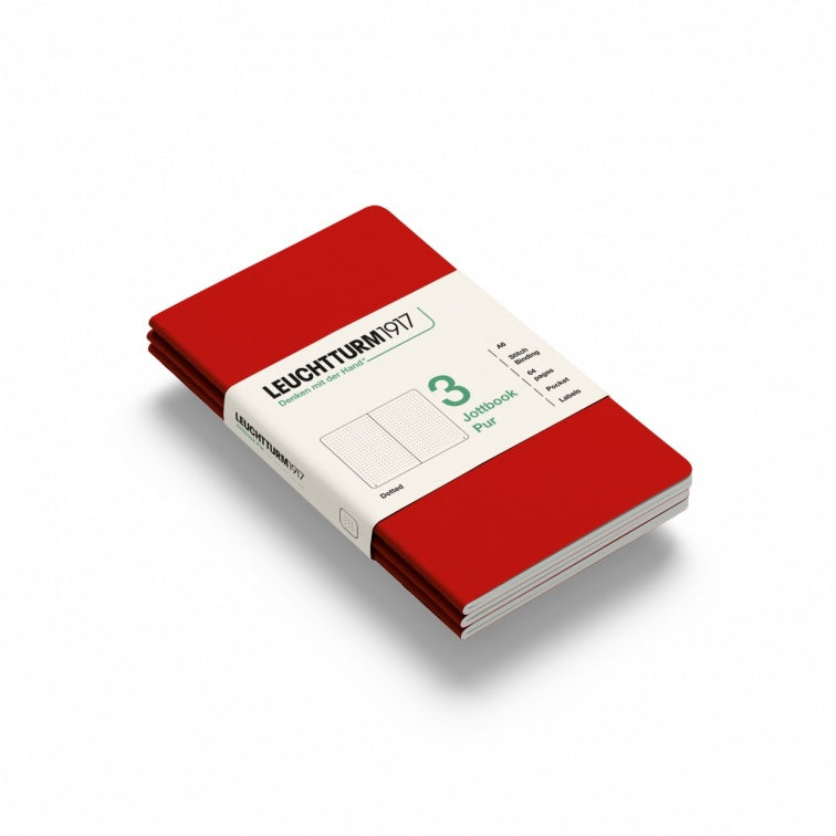 Leuchtturm1917 Jottbook Pur Pocket Dotted - Cherry