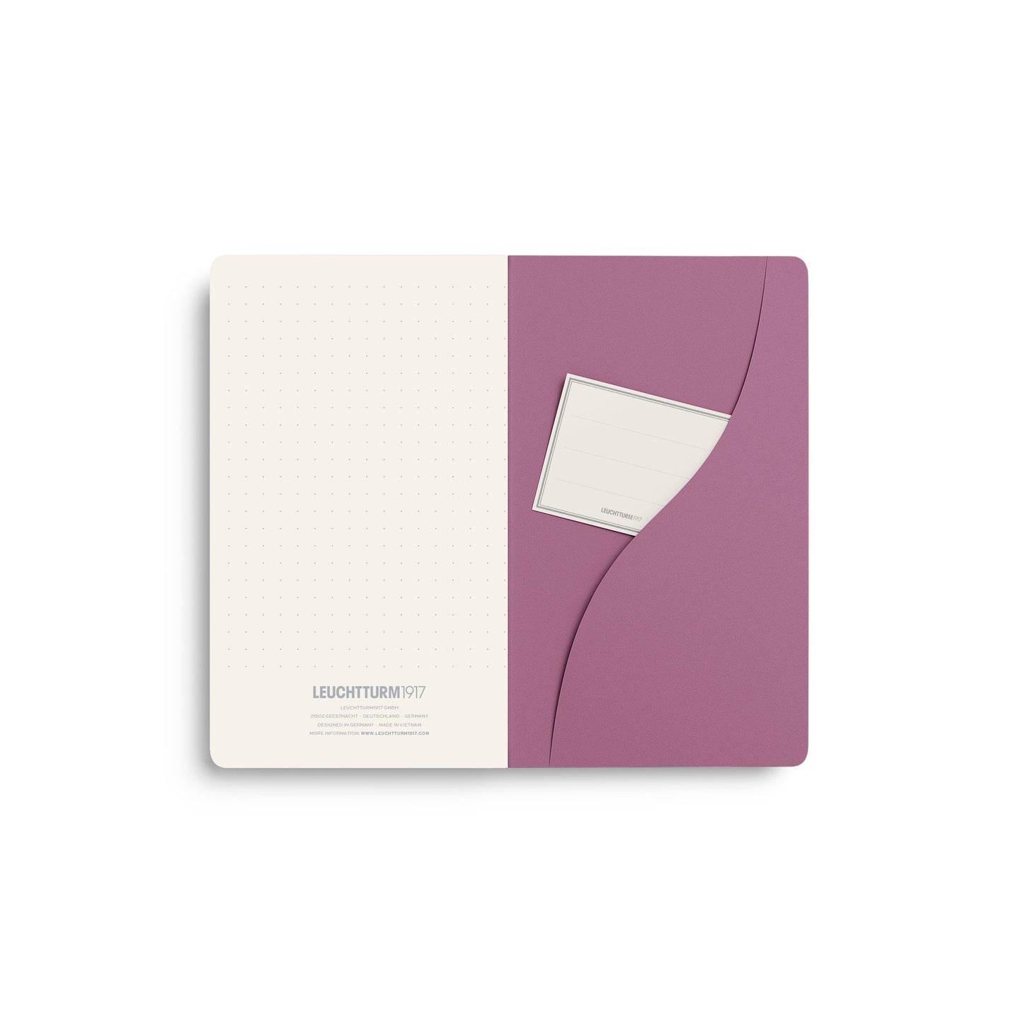 Leuchtturm1917 Jottbook Pur Pocket Dotted - Dusty Rose