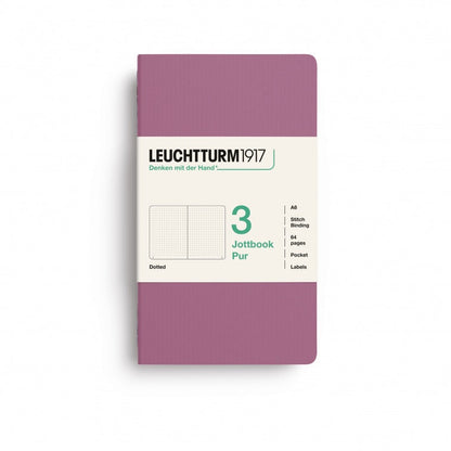 Leuchtturm1917 Jottbook Pur Pocket Dotted - Dusty Rose