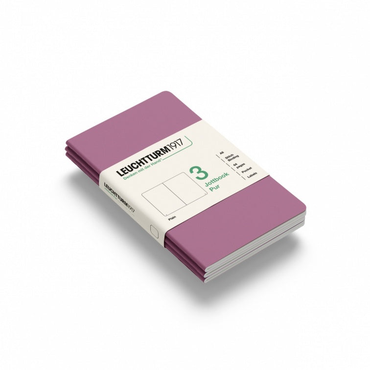 Leuchtturm1917 Jottbook Pur Pocket Plain - Dusty Rose