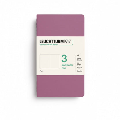 Leuchtturm1917 Jottbook Pur Pocket Plain - Dusty Rose