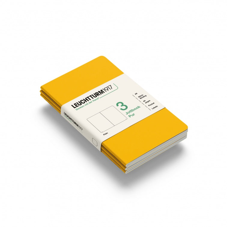 Leuchtturm1917 Jottbook Pur Pocket Plain - Sunflower