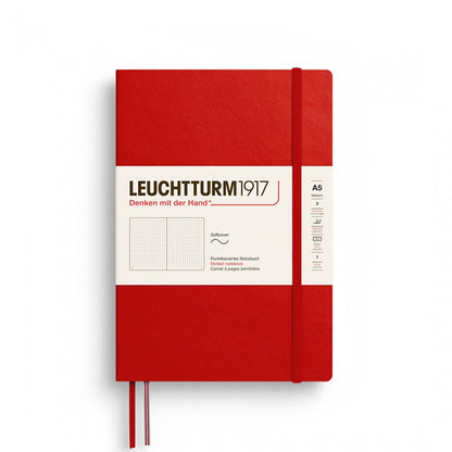 Leuchtturm1917 Notebooks Medium Softcover A5 Dotted - Cherry