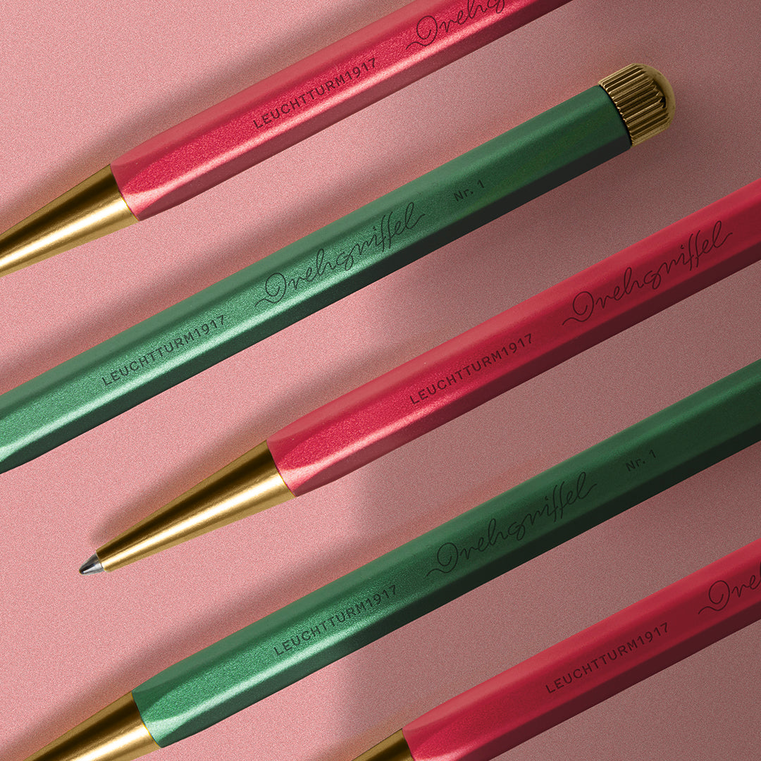 Leuchtturm1917 Silk Edition Drehgriffel Nr. 1 Ballpoint Pen - Purpur & Laurel