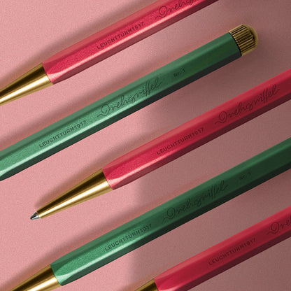 Leuchtturm1917 Silk Edition Drehgriffel Nr. 1 Ballpoint Pen - Purpur & Laurel