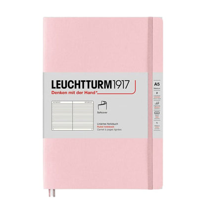 Leuchtturm1917 A5 Medium Softcover Notebook - Ruled / Powder